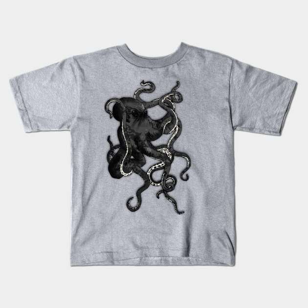 Octopus Kids T-Shirt by Nicklas81